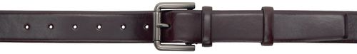 Max Mara Brown Nappa Leather Belt