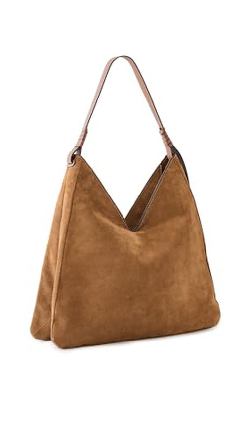 STAUD Women's Valerie Hobo Bag, Tan, One Size