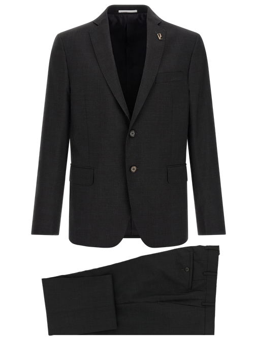 Wool Two-Piece Suit — Gray