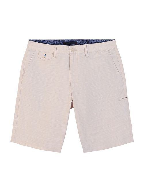 Men's Dixton Cotton-Linen Shorts - Sand