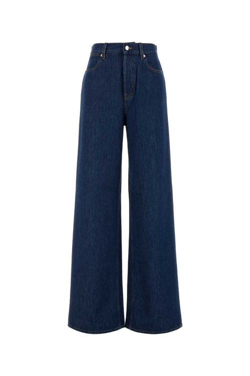 Wide Leg Denim Pants