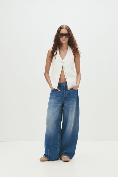 Balloon-Fit Baggy Jean