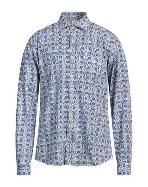 Man Shirt Navy Size 15 ½ Cotton, Elastane