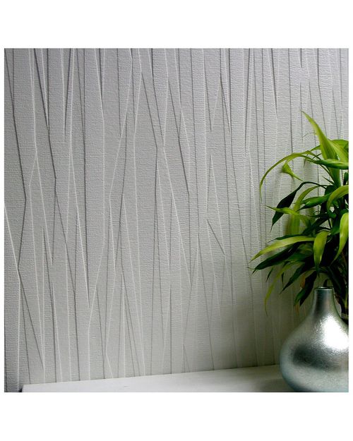 Brewster Folded Paper Paintable Textured Vinyl Wallpaper