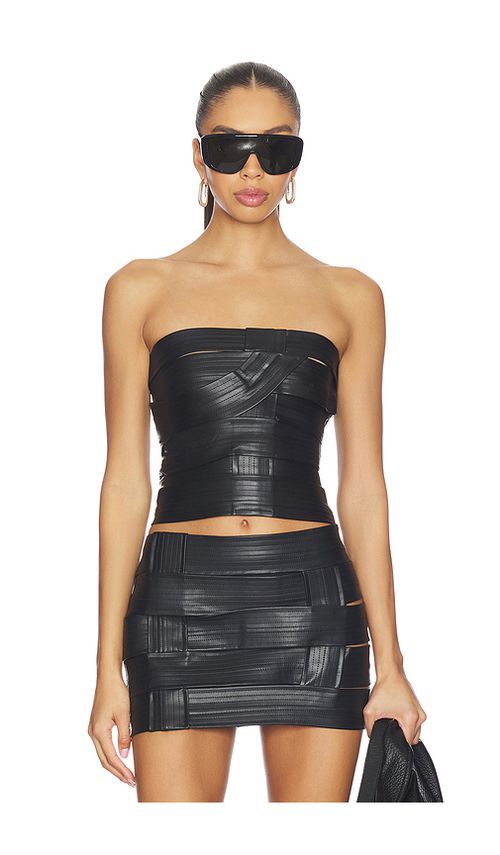 CULTNAKED Viper Top in Black. L. Also in