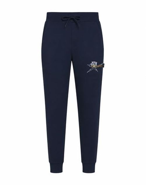 Man Pants Navy Size L Cotton