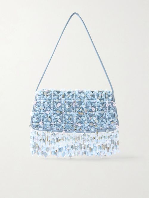 Idalia Mini Bead-embellished Shoulder Bag
