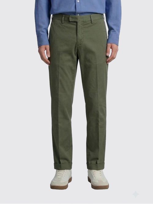 Pants Men color Green