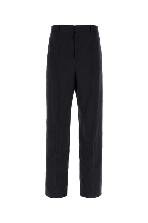 Wool Trousers — Navy