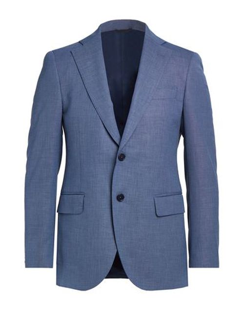 Man Blazer Slate blue Size 40 Polyester, Virgin Wool, Elastane