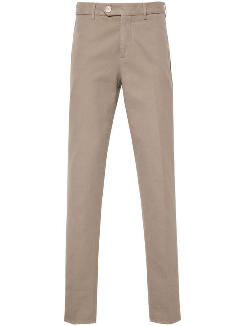 Slim-fit trousers - Brown