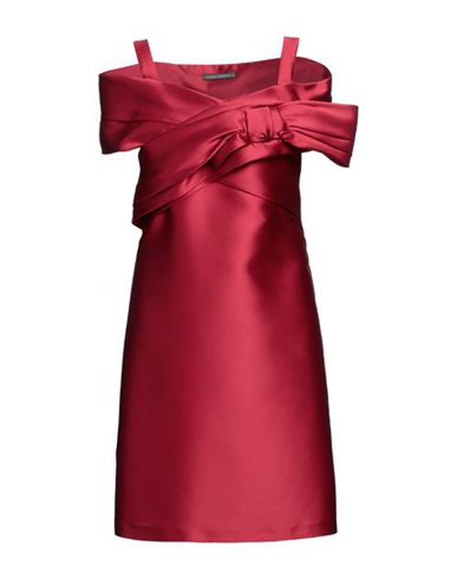 Woman Midi dress Brick red