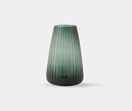'dim Stripe' Vase, Extra Large, Green