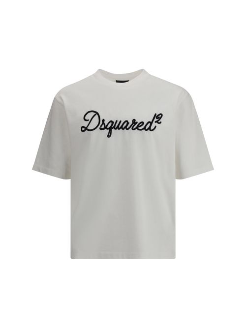 Logo-Embroidered Cotton T-Shirt — White