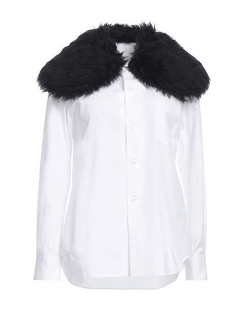 Comme Des Garçons Woman Shirt White Size S Cotton, Polyester