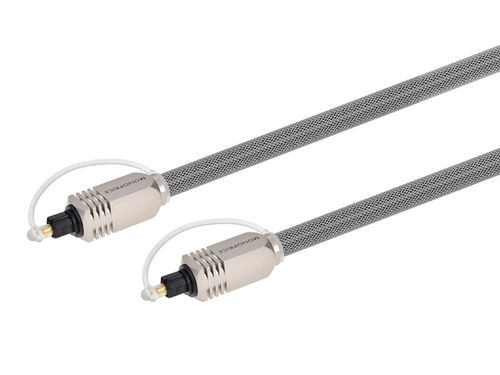 Premium S/PDIF (Toslink) Digital Optical Audio Cable, 25ft