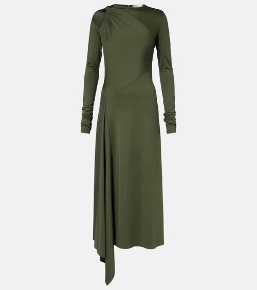 Asymmetric midi dress