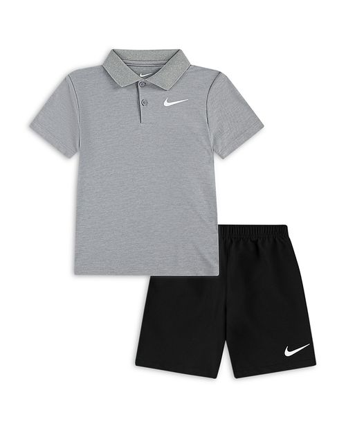 Boys' Dri-fit Polo Top & Shorts Set - Little Kid