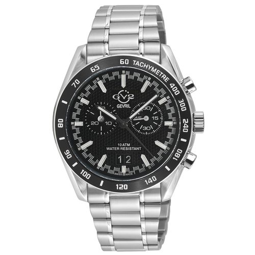 Freccia Chronograph Quartz Black Dial Mens Watch 42901B
