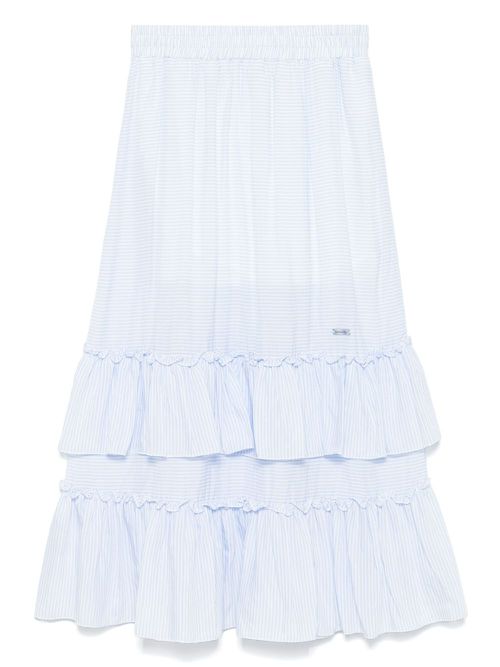Striped maxi skirt - Blue
