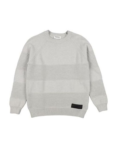 Kid Boy Sweater Light grey Size 12 Cotton, Merino Wool
