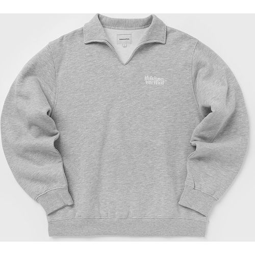 Open Collar Sweatshirt