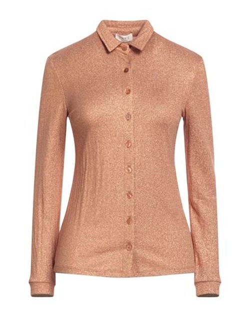 Siyu Woman Shirt Rust Size 6 Viscose, Polyamide, Polyester