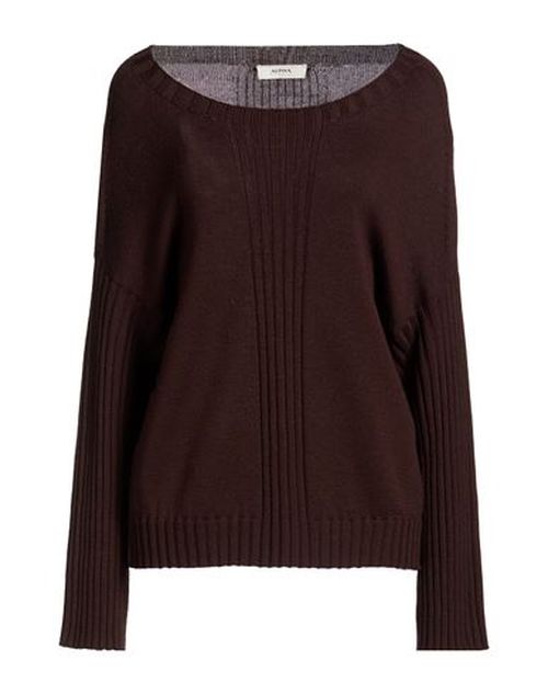 Woman Sweater Brown Size 8 Merino Wool