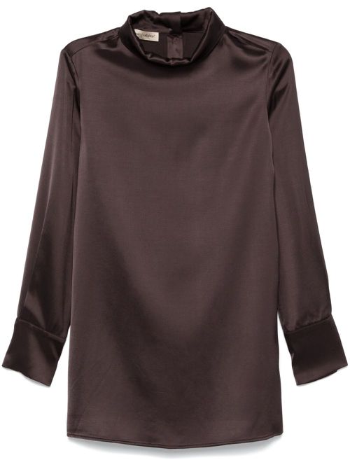 Satin shirt - Brown