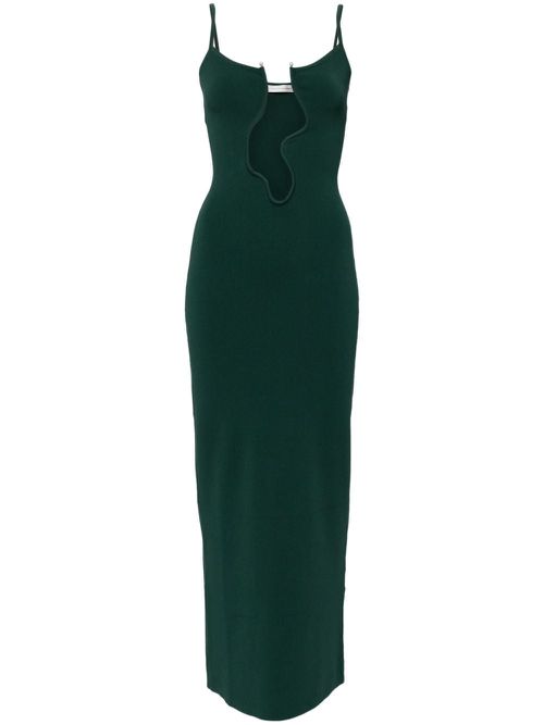 Salacia wire column dress - Green