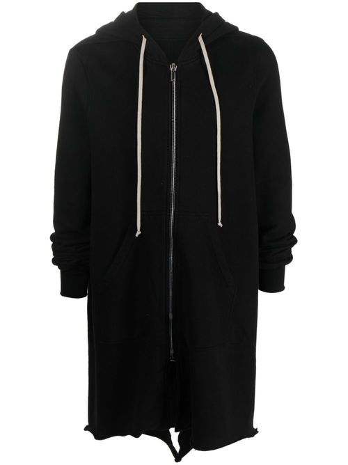 Fishtail organic-cotton hoodie - Black