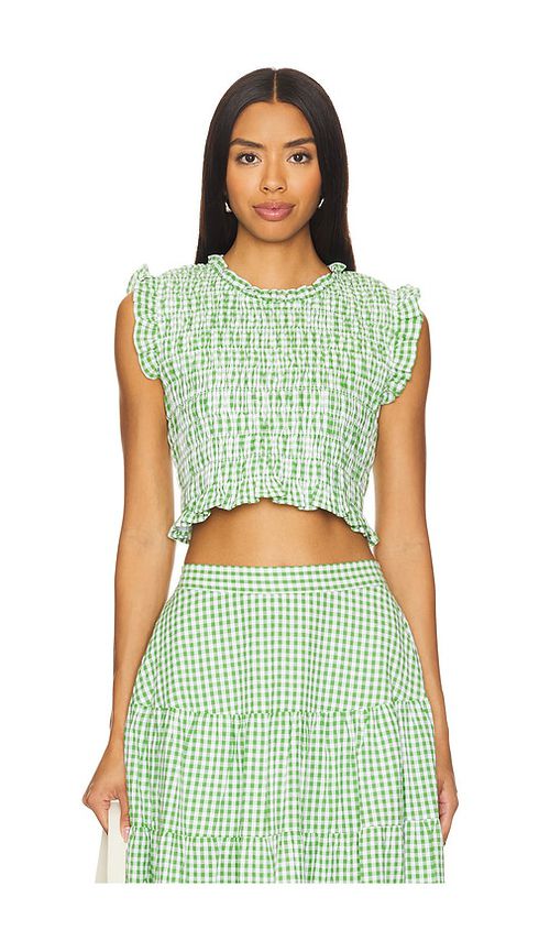 Sundress Malone Top in Green. -  XL/1X also in M/L