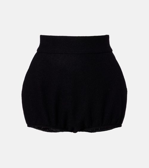 Virgin wool shorts