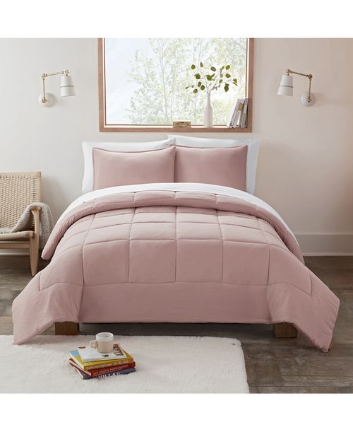 Closeout! Devon 3-Pc. Comforter Set, King - Pink