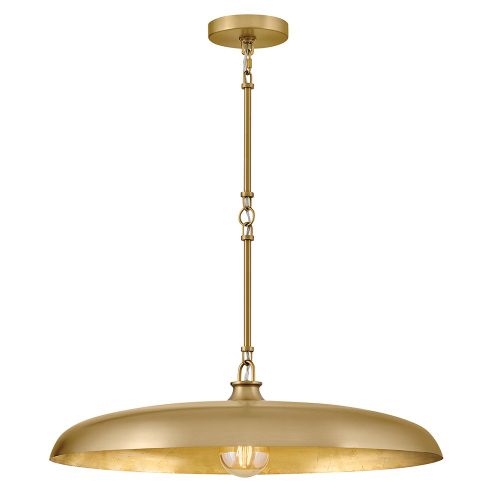Lacquered Brass LED Chandelier from the Sadie Collection