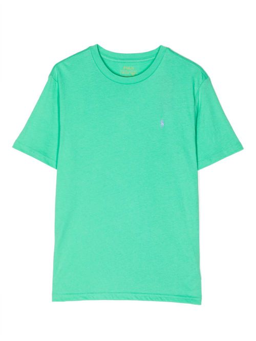 Polo Pony-motif cotton T-shirt - Green