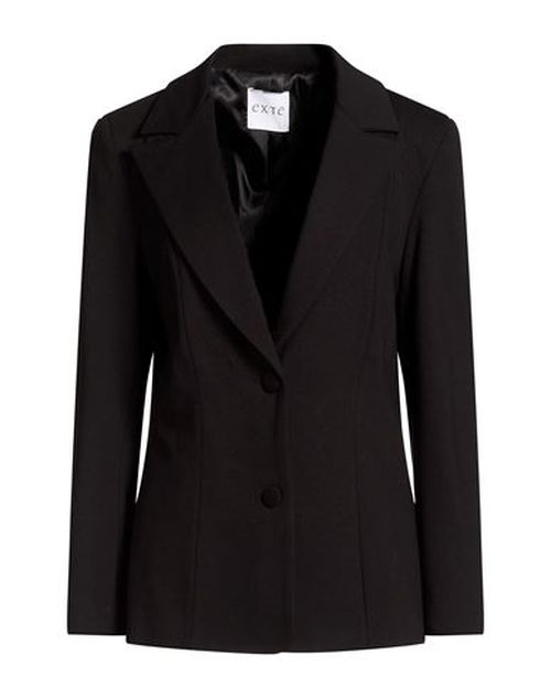 Woman Blazer Black Size 14 Viscose, Nylon, Synthetic fibers