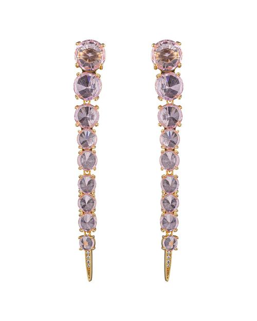 Harper Green Drop CZ Drop Earrings