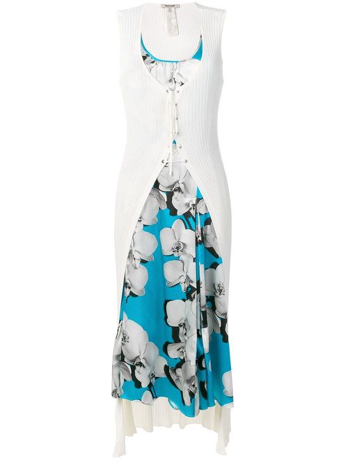 Hybrid cardigan dress - Blue