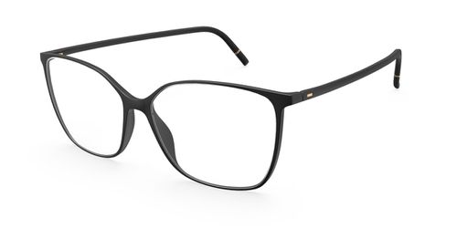 Silhouette Pure Wave 1612 9030 Women’s Eyeglasses Black Size 53 - Blue Light Block Available