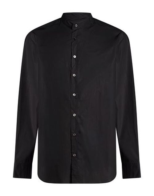 Man Shirt Black Size 16 Cotton