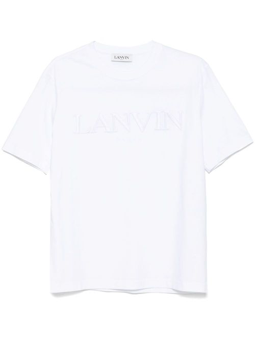 Embroidered logo T-shirt - White