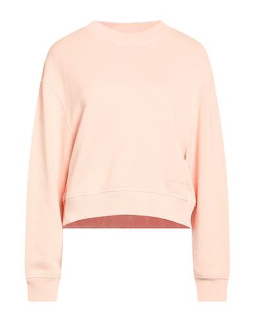 Woman Sweatshirt Blush Size L Cotton, Polyester, Elastane