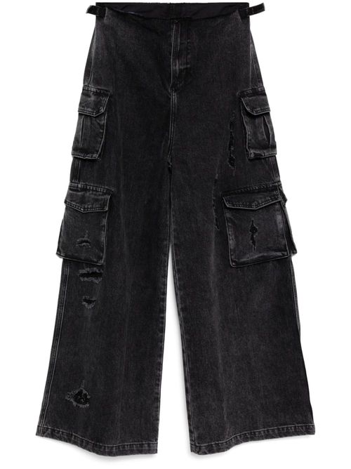 Cargo jeans - Black