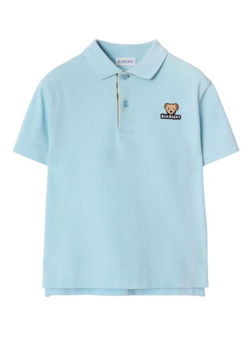 Burberry Kids | Burberry Kids cotton polo shirt - ブルー | Realry