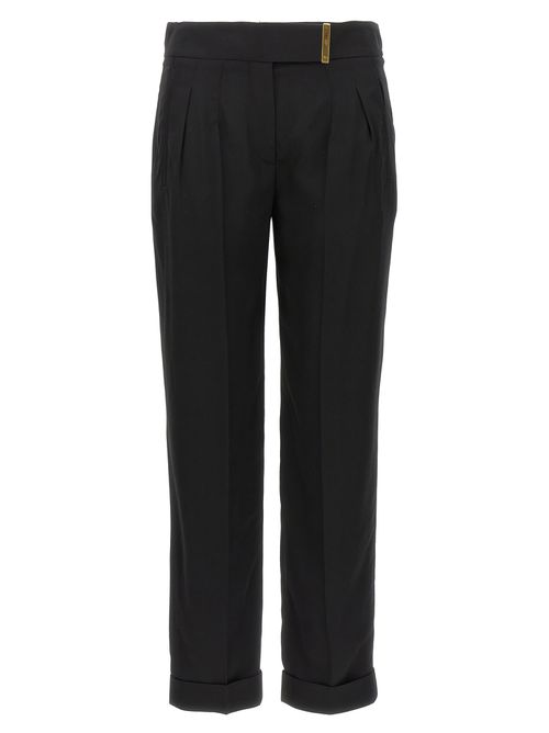 Metal Bar Detail Pants