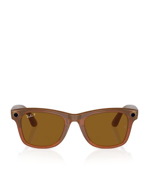 X Meta Large Smart Wayfarer Sunglasses