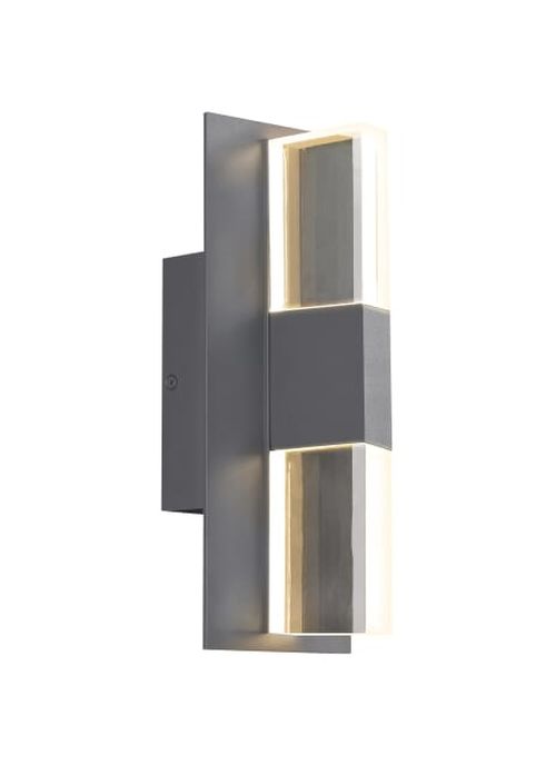 Tech Lyft 13" Outdoor Wall Light in Charcoal - 700OWLYT82712CHUNVSLF