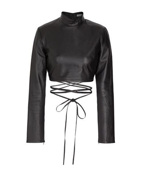 Leather Mock