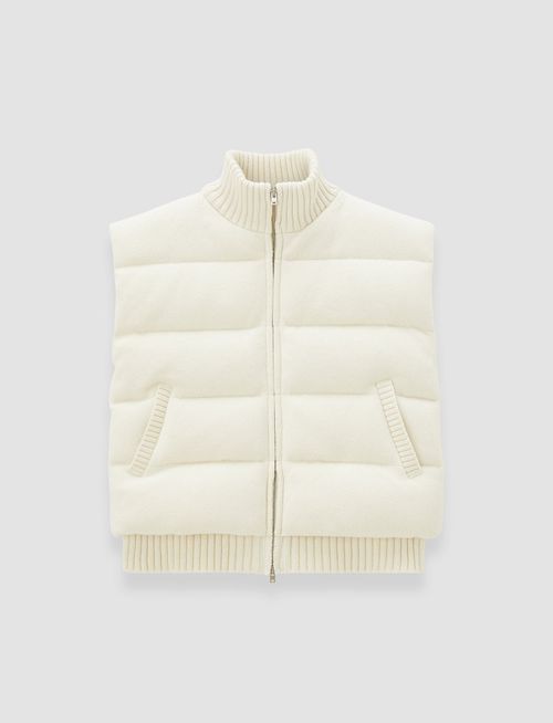 Knitted Down Puffer Gilet - XXS